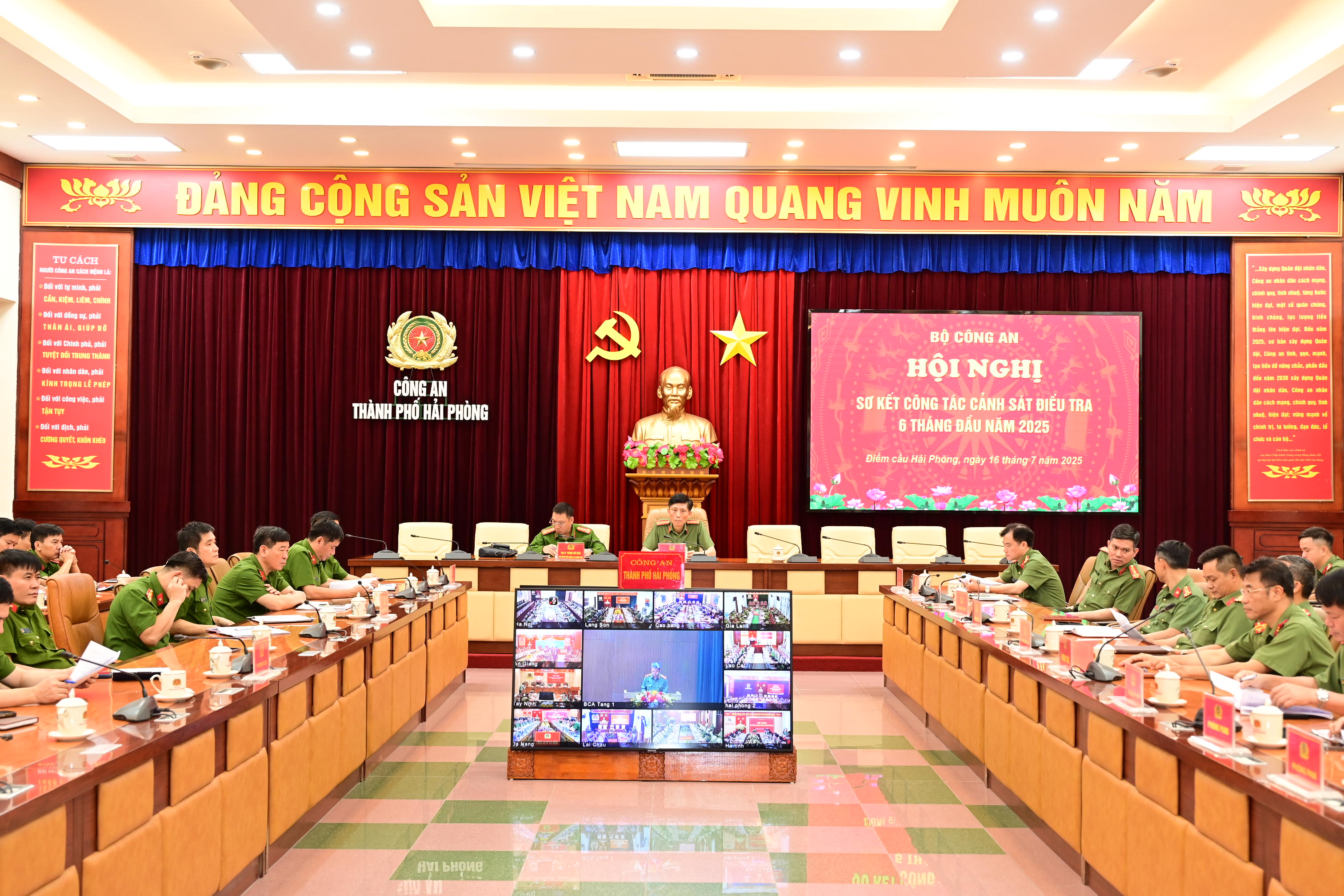 Công tác phòng, chống tội phạm phải góp phần kiến tạo xã hội phát triển và phục vụ Nhân dân